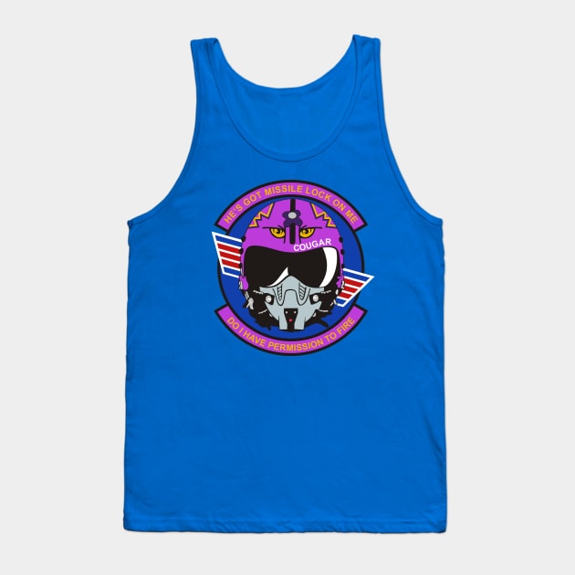 Cougar Helmet Tank Top by MBK